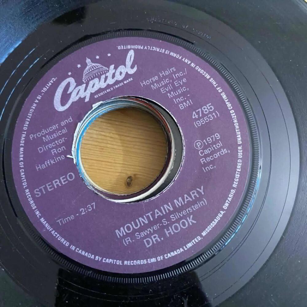 Dr. Hook - Mountain Mary/Better Love Next Time 4785 45rpm VG R37